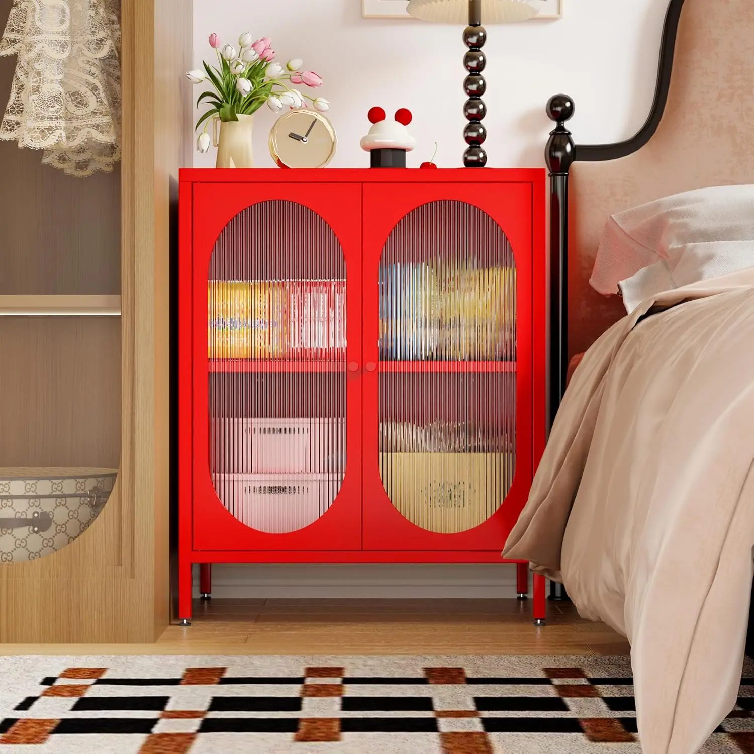 Red Small Transparent Door Metal Storage Cabinet
Red Small Transparent Door Metal Storage Cabinet