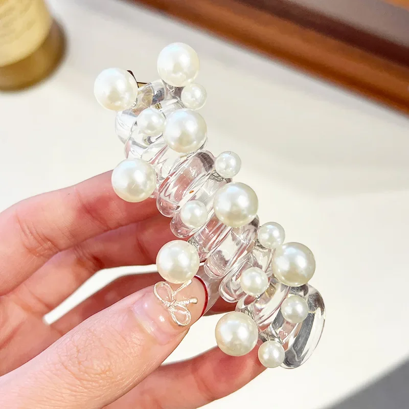 New Elastic Rubber Bands Women Pearl Telephone Wire Hair Ties Spiral Coil Hairbands Hair Rope Girl Ponytail Hair Accessories
New Elastic Rubber Bands Women Pearl Telephone Wire Hair Ties Spiral Coil Hairbands Hair Rope Girl Ponytail Hair Accessories