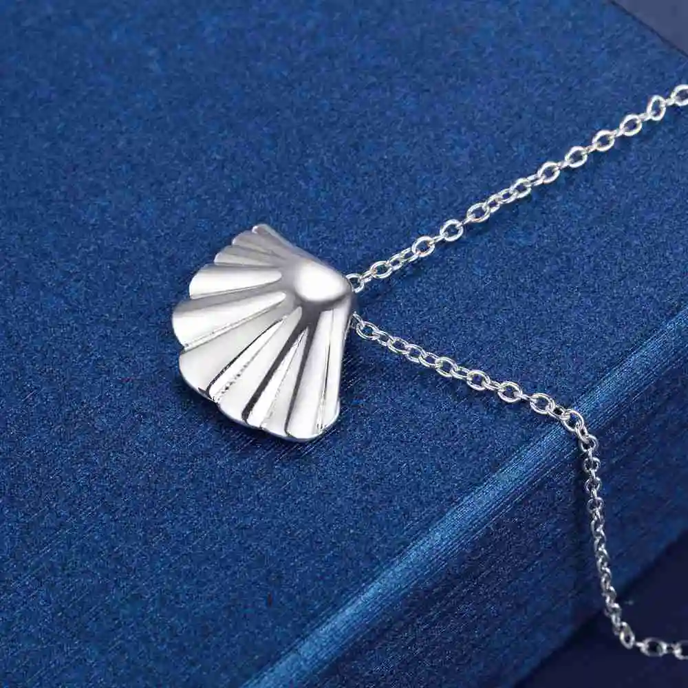 Ожерелье из стерлингового серебра 925 пробы с подвеской в виде ракушки для женщин, свадебные украшения, роскошные модные аксессуары, изысканные аксессуары, подарки высокого качества
Ожерелье из стерлингового серебра 925 пробы с подвеской в виде ракушки для женщин, свадебные украшения, роскошные модные аксессуары, изысканные аксессуары, подарки высокого качества