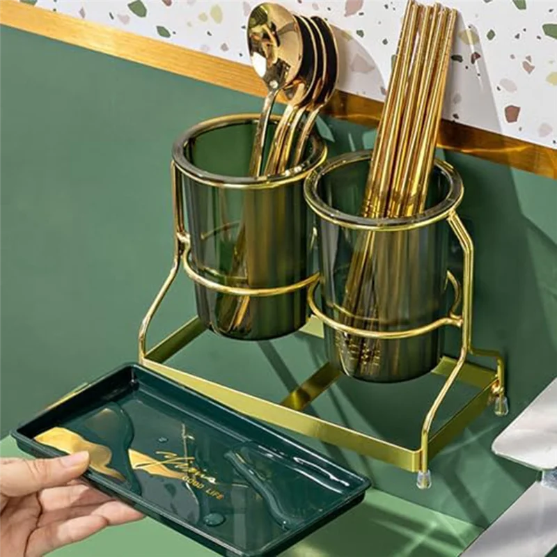 Tableware With Metal Rack, Kitchen Utensil Holder Crock,Utensil Holder Flatware Cutlery Storage Organizer For Table,A Durable
Tableware With Metal Rack, Kitchen Utensil Holder Crock,Utensil Holder Flatware Cutlery Storage Organizer For Table,A Durable