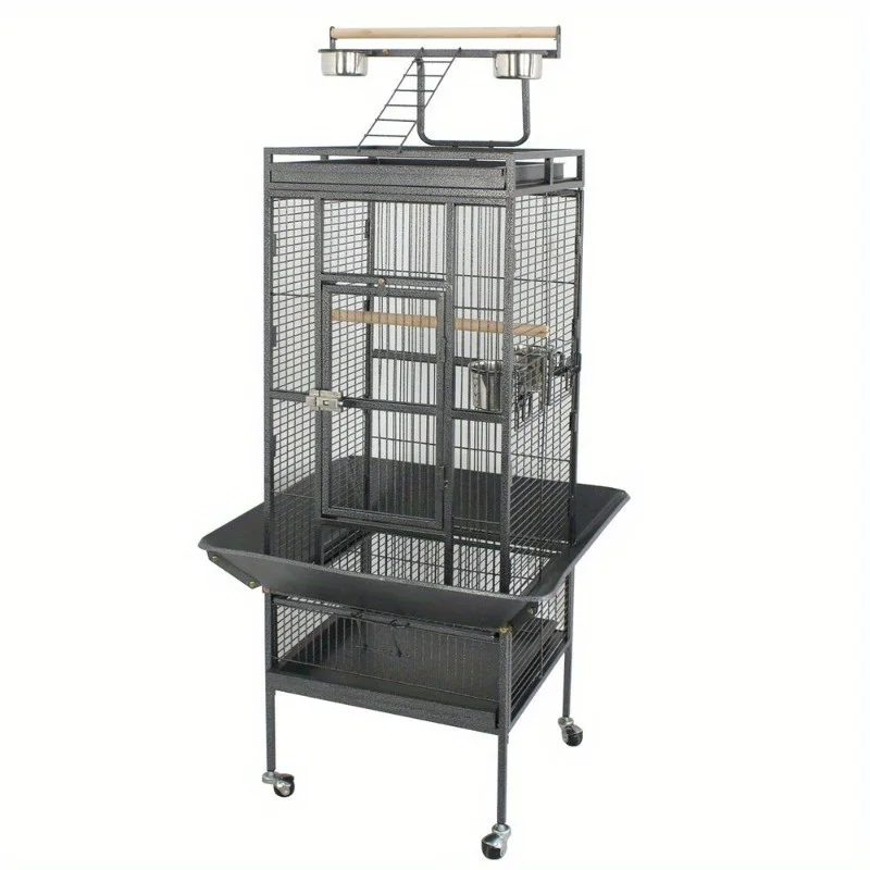 61" Large Bird Cage Top Play Non-Toxic Power Coated Steel Best Pet House EZ USE
61" Large Bird Cage Top Play Non-Toxic Power Coated Steel Best Pet House EZ USE