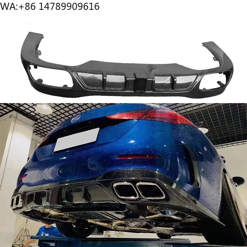 W206 C Class B Style High Quality Carbon Fiber Rear Diffuser Rear Bumper Lip With Light for W206 C Class
W206 C Class B Style High Quality Carbon Fiber Rear Diffuser Rear Bumper Lip With Light for W206 C Class