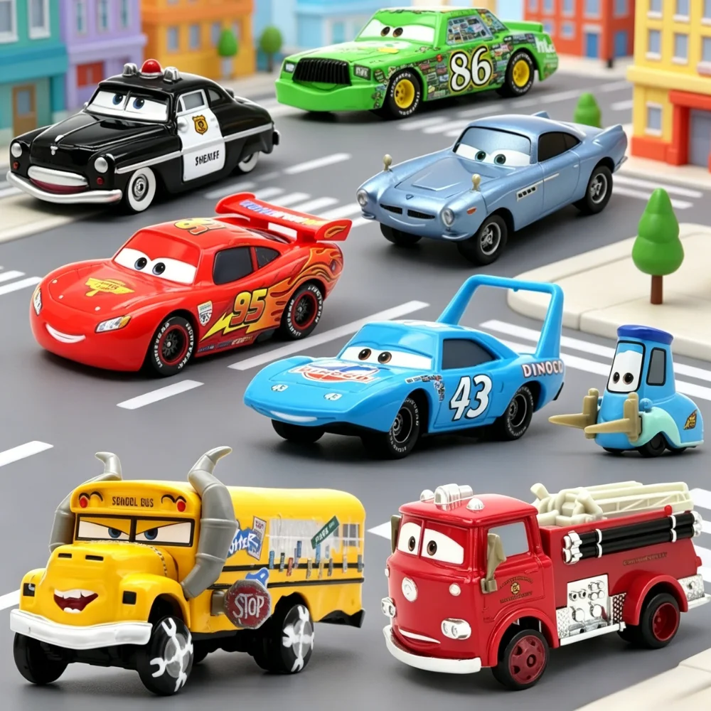 @Disney Pixar Cars | Lightning Mcqueen Mater 4-9cm Model Collection | 5pcs 1:55 Diecast Vehicles Alloy Toy Birthday Gift
@Disney Pixar Cars | Lightning Mcqueen Mater 4-9cm Model Collection | 5pcs 1:55 Diecast Vehicles Alloy Toy Birthday Gift