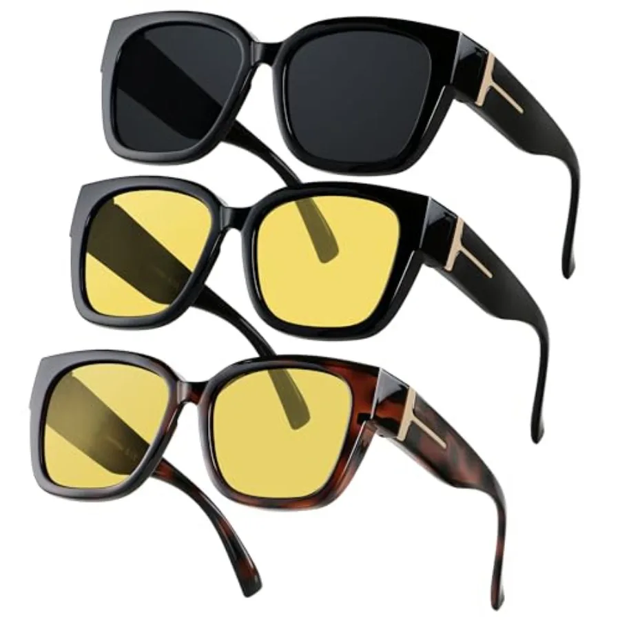Polarized Sunglasses Fit Over Glasses for Women Men Oversized Square Shades UV400 Protection
Polarized Sunglasses Fit Over Glasses for Women Men Oversized Square Shades UV400 Protection