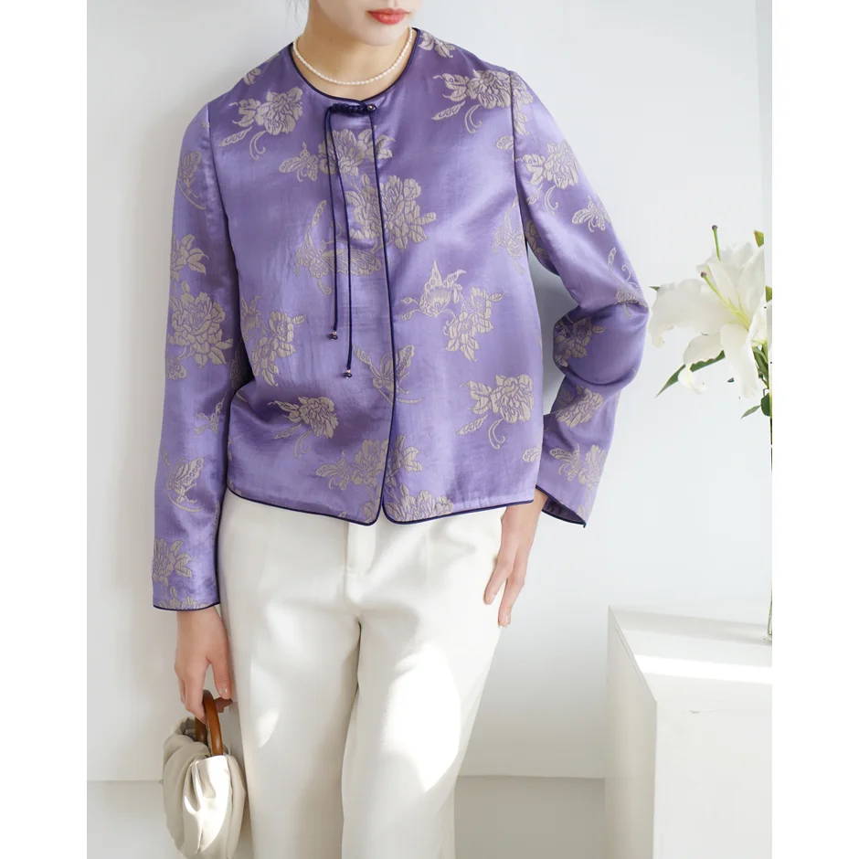 Шелковый тканый эластичный круглый костюм Ne ort Jaet, новый китайский костюм Тан с цветочной вышивкой Love, весенний сезон, духовой...
Шелковый тканый эластичный круглый костюм Ne ort Jaet, новый китайский костюм Тан с цветочной вышивкой Love, весенний сезон, духовой...