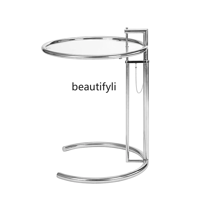 Modern Simple Transparent Tempered Glass Tea Table Stainless Steel Craft Lifting round Table Edge Several Small Coffee Table
Modern Simple Transparent Tempered Glass Tea Table Stainless Steel Craft Lifting round Table Edge Several Small Coffee Table
