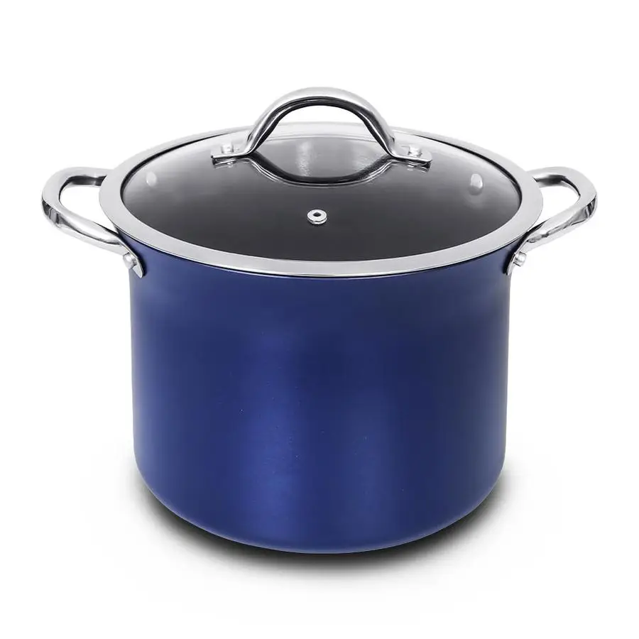 Sapphire Nonstick 7 Quart Stock Pot Cookware Set Induction Compatible
Sapphire Nonstick 7 Quart Stock Pot Cookware Set Induction Compatible