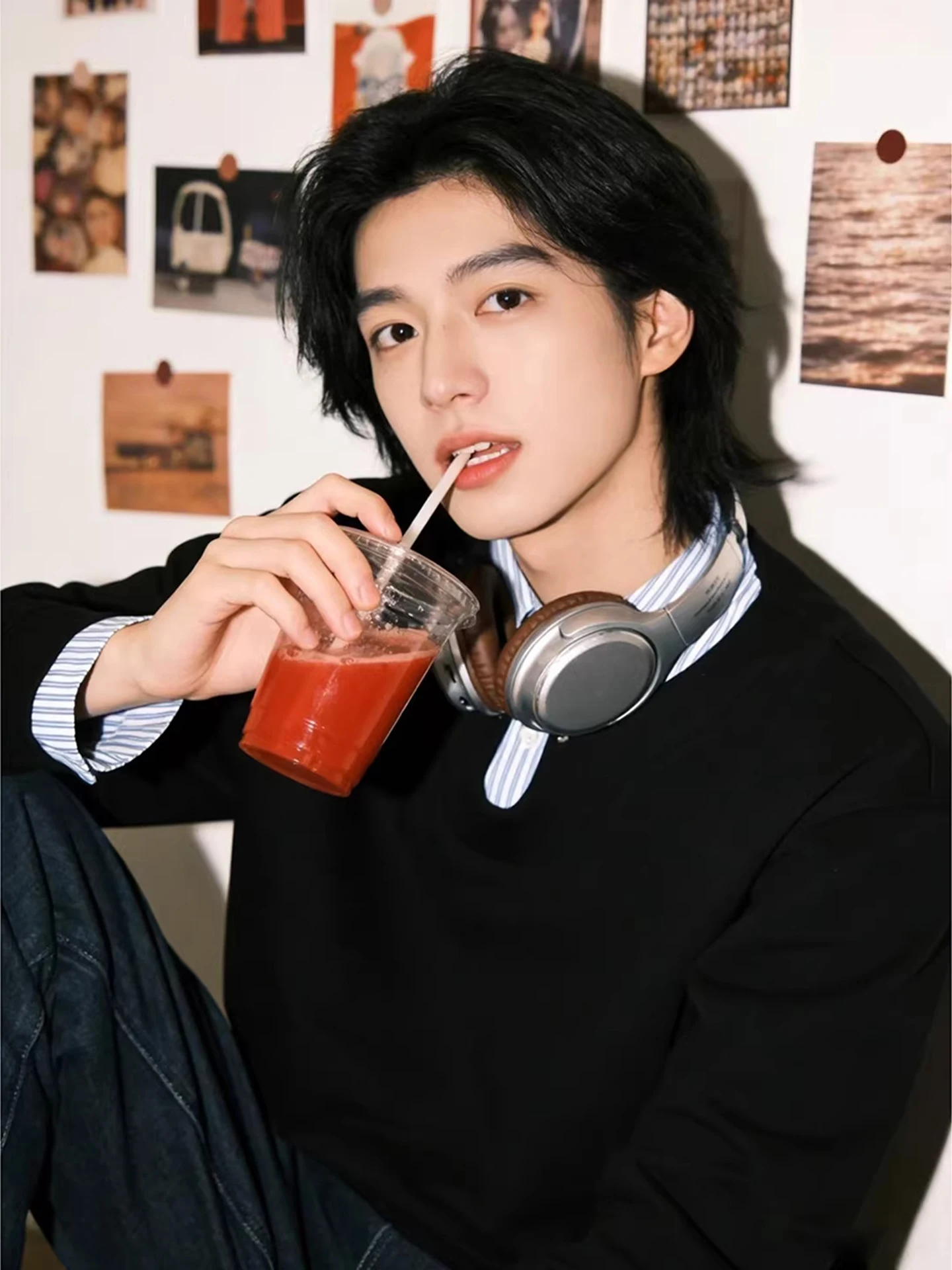 Bla Patchwork Stripe American Sle irt Men's Long Sve Hoodie Cleanfit T-irt Spring Autumn ex Casual Wear
Bla Patchwork Stripe American Sle irt Men's Long Sve Hoodie Cleanfit T-irt Spring Autumn ex Casual Wear