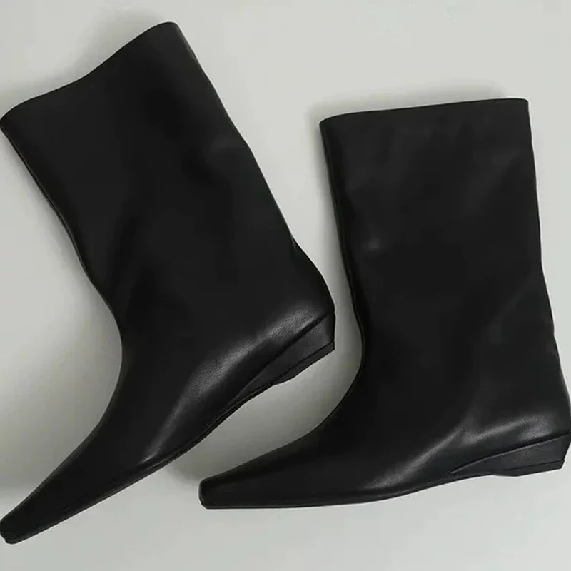 Eilyken/весенне-осенние женские ботильоны с острым носком, повседневная обувь на низком каблуке, лаконичные короткие ботинки в стиле вестерн, Botas Para Mujer
Eilyken/весенне-осенние женские ботильоны с острым носком, повседневная обувь на низком каблуке, лаконичные короткие ботинки в стиле вестерн, Botas Para Mujer