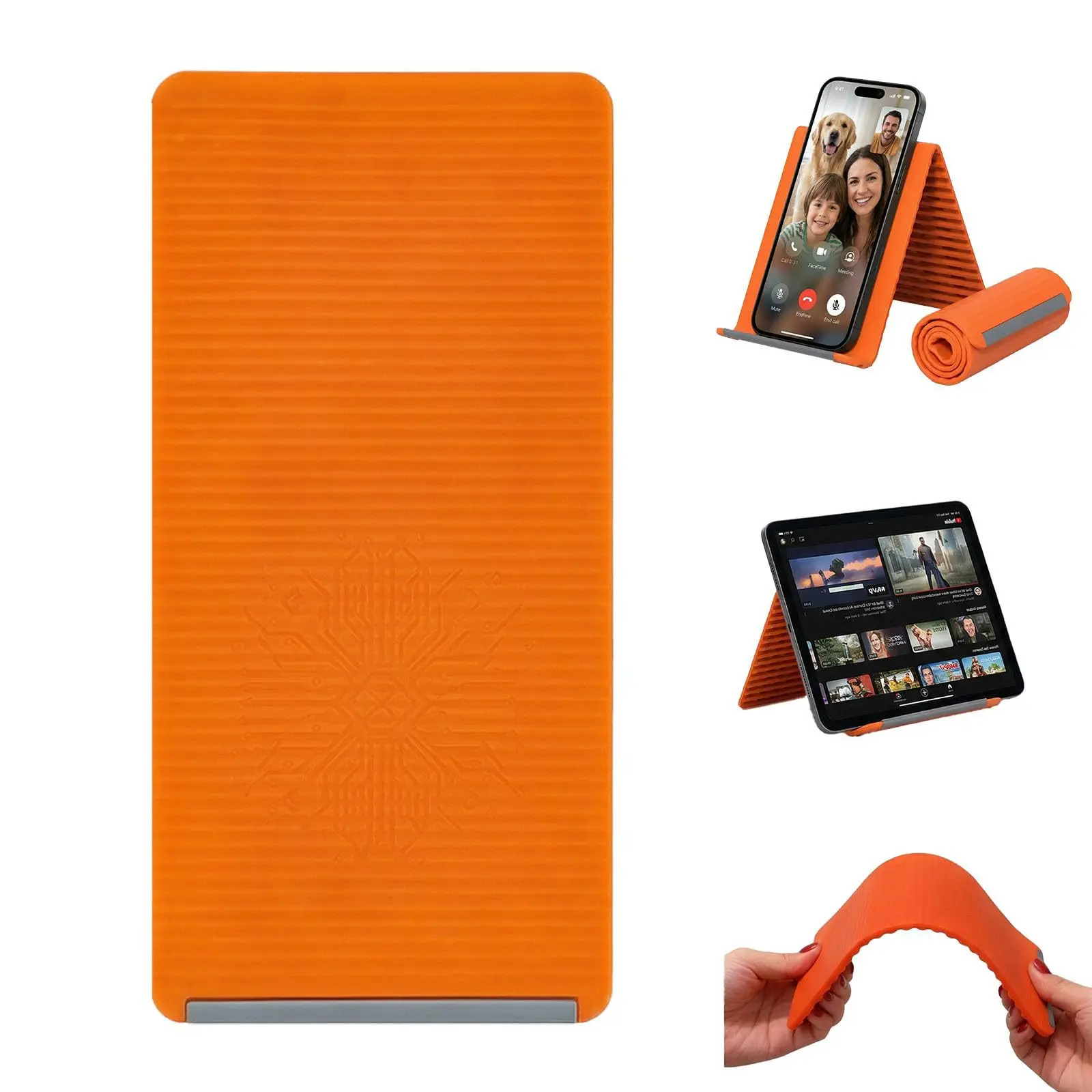 Mobile Phone Stand with Silicone Anti-slip Surface, Creative Flexible Folding and Deforming Lazy Person Support.
Mobile Phone Stand with Silicone Anti-slip Surface, Creative Flexible Folding and Deforming Lazy Person Support.