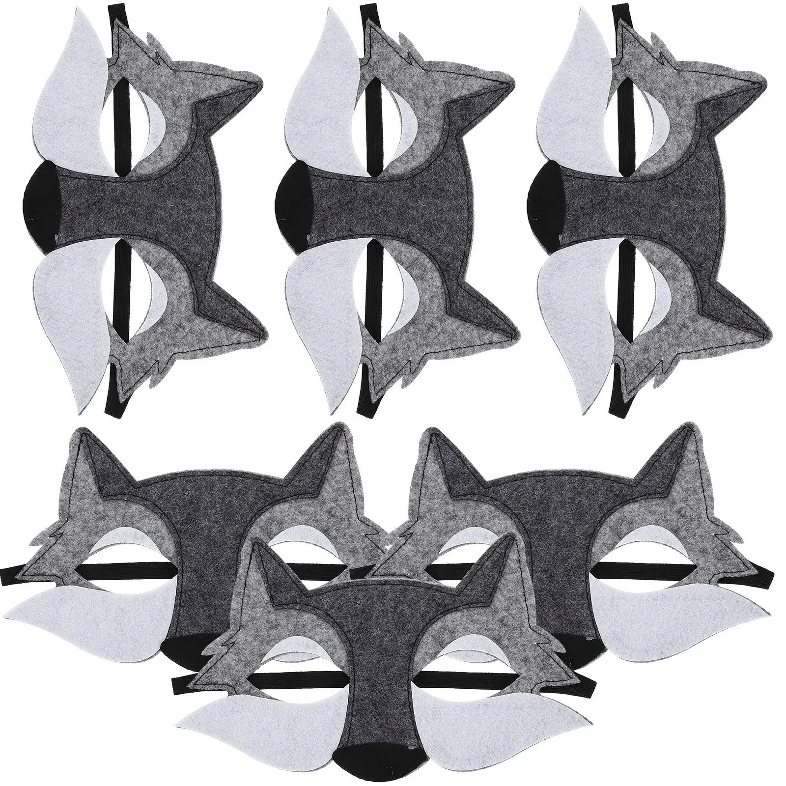 6pcs Wolf Halloween Half Face Masks High Quality Felt Animal Halloween Mask Props Masks Werewolf Props Party Accessories
6pcs Wolf Halloween Half Face Masks High Quality Felt Animal Halloween Mask Props Masks Werewolf Props Party Accessories