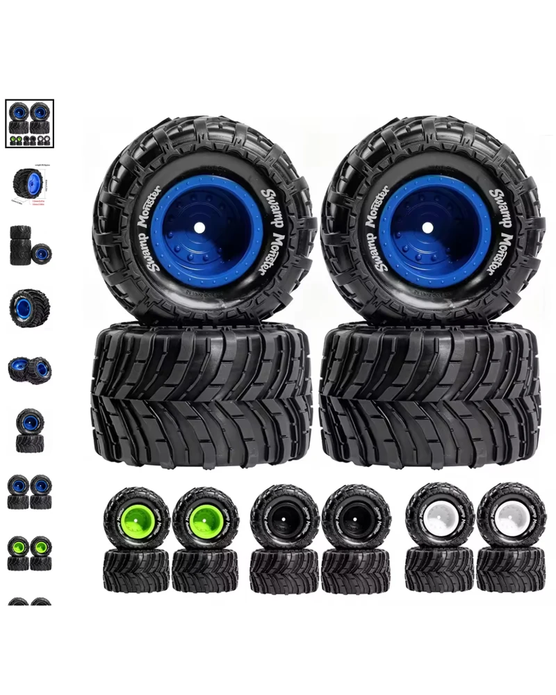 4pcs 85mm Rubber Tires Wheels for ARRMA Quake MINI KRATON MJX 16207 16208 HBX 16889 SCY 16101 16102 TRAXXAS 1/16 SUMMIT E- Revo
4pcs 85mm Rubber Tires Wheels for ARRMA Quake MINI KRATON MJX 16207 16208 HBX 16889 SCY 16101 16102 TRAXXAS 1/16 SUMMIT E- Revo