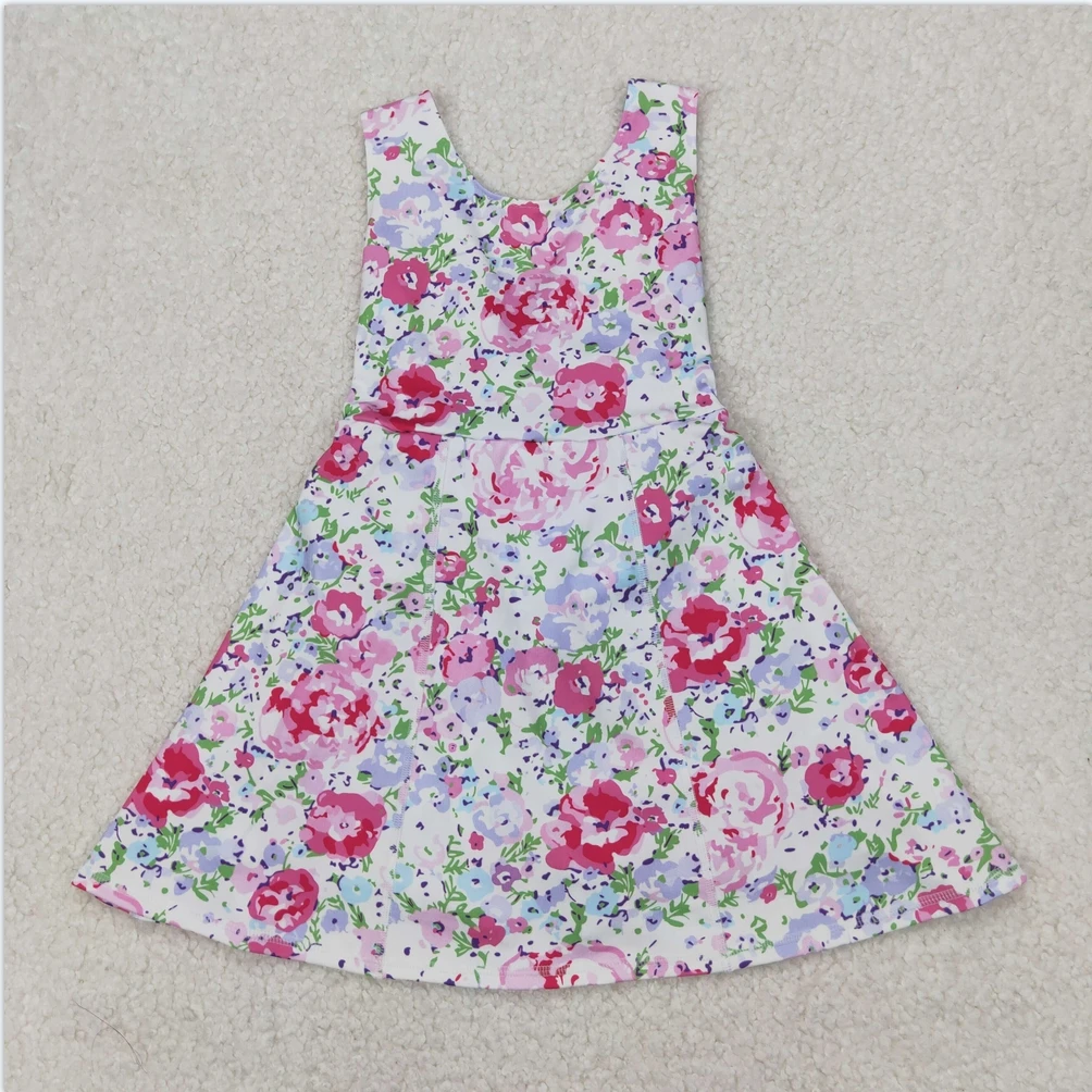 Hot Sale Baby Girls Dress Flowers Sleeveless Athletic Yoga Skort Dresses Boutique Kids Sports Clothing Girls Athletic Dresses
Hot Sale Baby Girls Dress Flowers Sleeveless Athletic Yoga Skort Dresses Boutique Kids Sports Clothing Girls Athletic Dresses