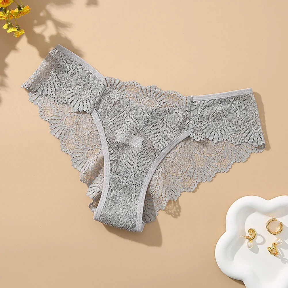 Sexy Lace Women Plus Size Solid Color Low-rise Underwear Female Panties Lace Transparent Low-Rise Solid Underwear Women's Sexy
Sexy Lace Women Plus Size Solid Color Low-rise Underwear Female Panties Lace Transparent Low-Rise Solid Underwear Women's Sexy