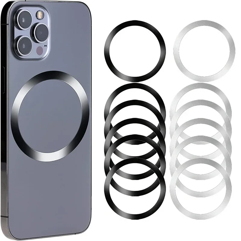 Stainless Steel Universal Magnetic Metal Plate Ring For Magsafe Wireless Charger Iron Sheet Sticker Magnet Car Phone Holder
Stainless Steel Universal Magnetic Metal Plate Ring For Magsafe Wireless Charger Iron Sheet Sticker Magnet Car Phone Holder