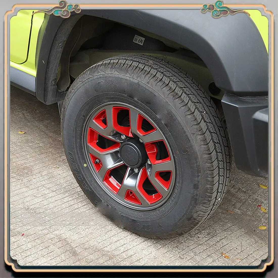 A73Q-For Suzuki Jimny 2019 2020 2021 2022 Wheel Hub Tire Rim Decoration Cover Trim Sticker Decal Exterior Accessories,Red
A73Q-For Suzuki Jimny 2019 2020 2021 2022 Wheel Hub Tire Rim Decoration Cover Trim Sticker Decal Exterior Accessories,Red
