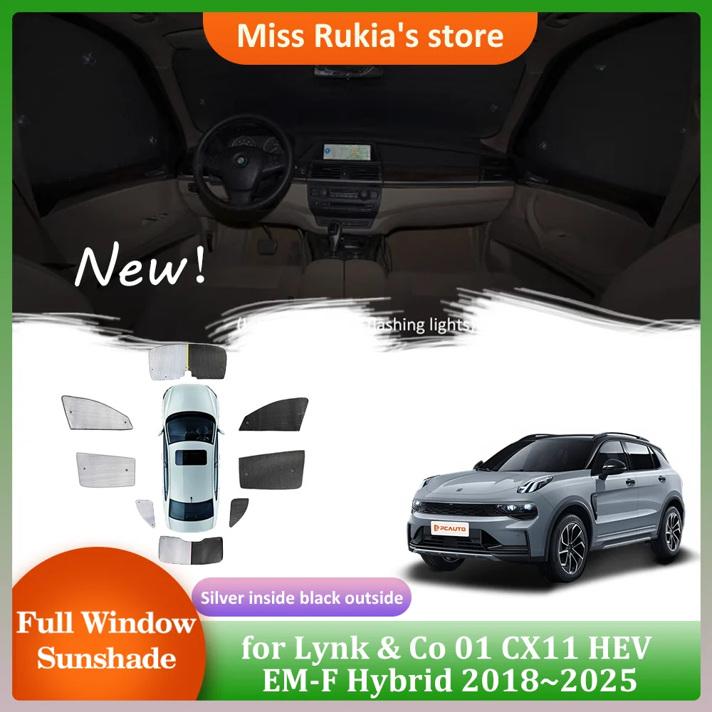 Car Sunshades for Lynk & Co 01 CX11 HEV EM-F Hybrid 2018~2025 Roof Windows Sun Visor Windshield Curtain Sunroof Cover Accessorie
Car Sunshades for Lynk & Co 01 CX11 HEV EM-F Hybrid 2018~2025 Roof Windows Sun Visor Windshield Curtain Sunroof Cover Accessorie