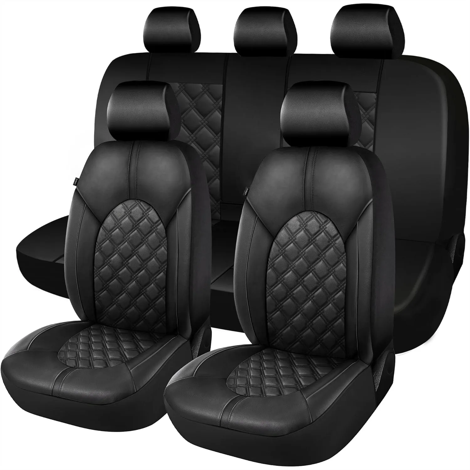 PU Leather Car Seat Covers Full Set, Waterproof Seat Protectors for Cars, Universal Fit for Sedans SUVs Trucks
PU Leather Car Seat Covers Full Set, Waterproof Seat Protectors for Cars, Universal Fit for Sedans SUVs Trucks