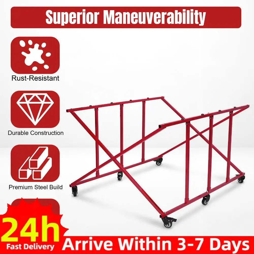 Powder Coated Auto Body Dolly W/6 Wheels Removable Auto Transporter Rack 800lbs Weight Capacity for Car Storage & Workshop
Powder Coated Auto Body Dolly W/6 Wheels Removable Auto Transporter Rack 800lbs Weight Capacity for Car Storage & Workshop