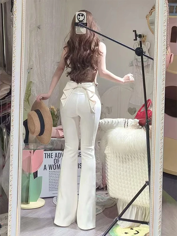 Yefei 3D Knot Design Bell Bottom Denim Jeans Women's Retro Slim Fit Bootcut White Long Pants High Waist Zipper Casu...
Yefei 3D Knot Design Bell Bottom Denim Jeans Women's Retro Slim Fit Bootcut White Long Pants High Waist Zipper Casu...