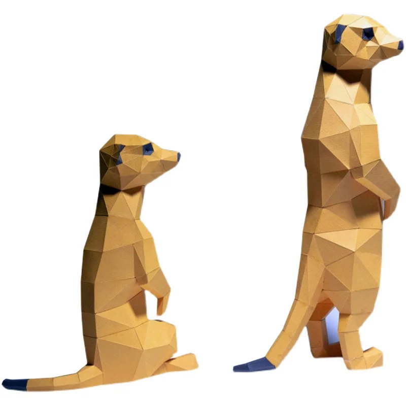 Meerkats Suricate Animal Paper Model Home Decor Room Ornament Desk Decoration Papercraft 3D DIY Hand Made Puzzles Toys Kid Gifts
Meerkats Suricate Animal Paper Model Home Decor Room Ornament Desk Decoration Papercraft 3D DIY Hand Made Puzzles Toys Kid Gifts