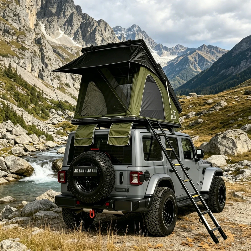 Thickened Padded Triangular Roof Tent Waterproof Windproof No Assembly Needed 2 Person Outdoor Self Driving Camping
Thickened Padded Triangular Roof Tent Waterproof Windproof No Assembly Needed 2 Person Outdoor Self Driving Camping