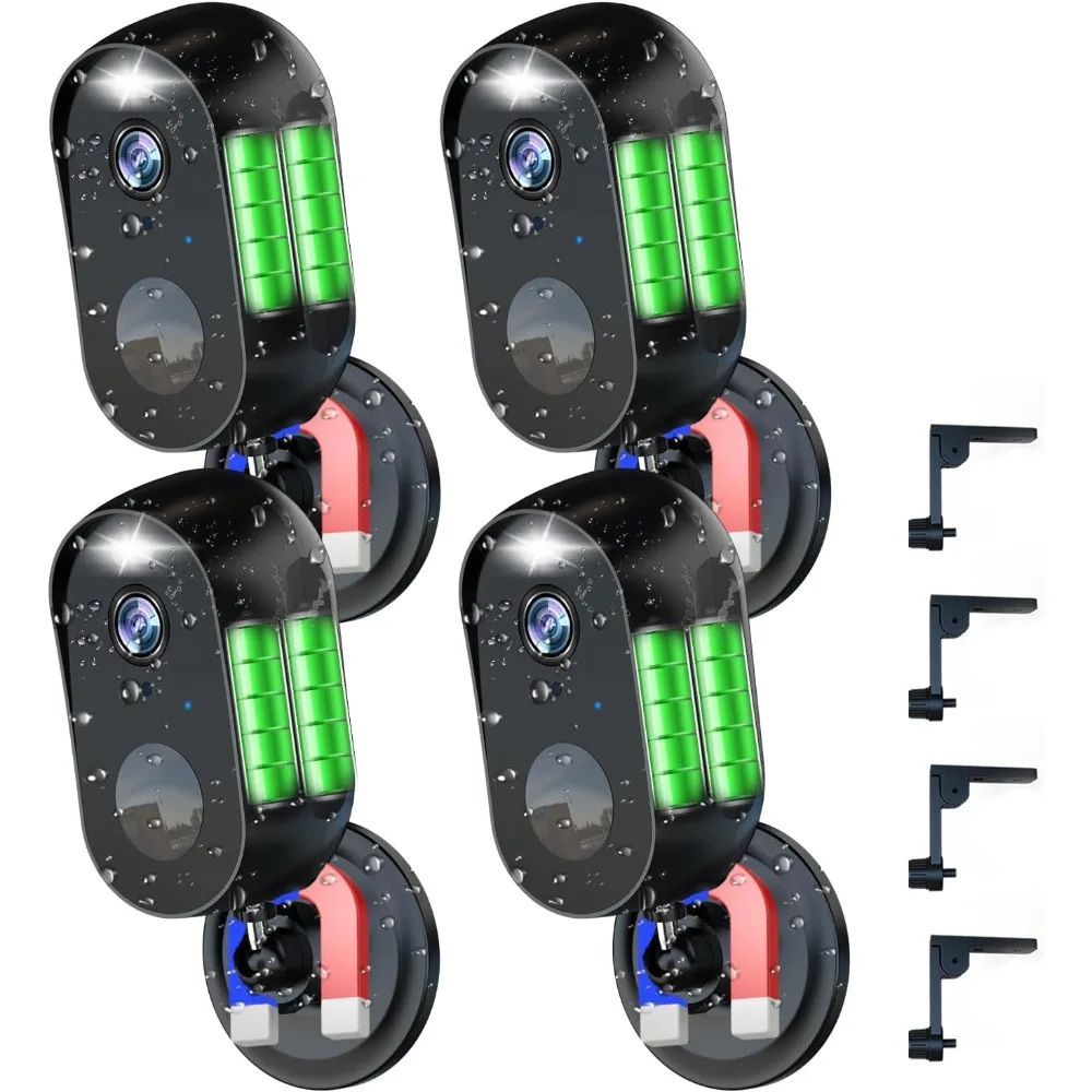 Беспроводные аккумуляторные камеры для улицы. Внутренние уличные камеры домашней безопасности, с ночной версией, обнаружением движения, двусторонней аудиосвязью, водонепроницаемостью
Беспроводные аккумуляторные камеры для улицы. Внутренние уличные камеры домашней безопасности, с ночной версией, обнаружением движения, двусторонней аудиосвязью, водонепроницаемостью