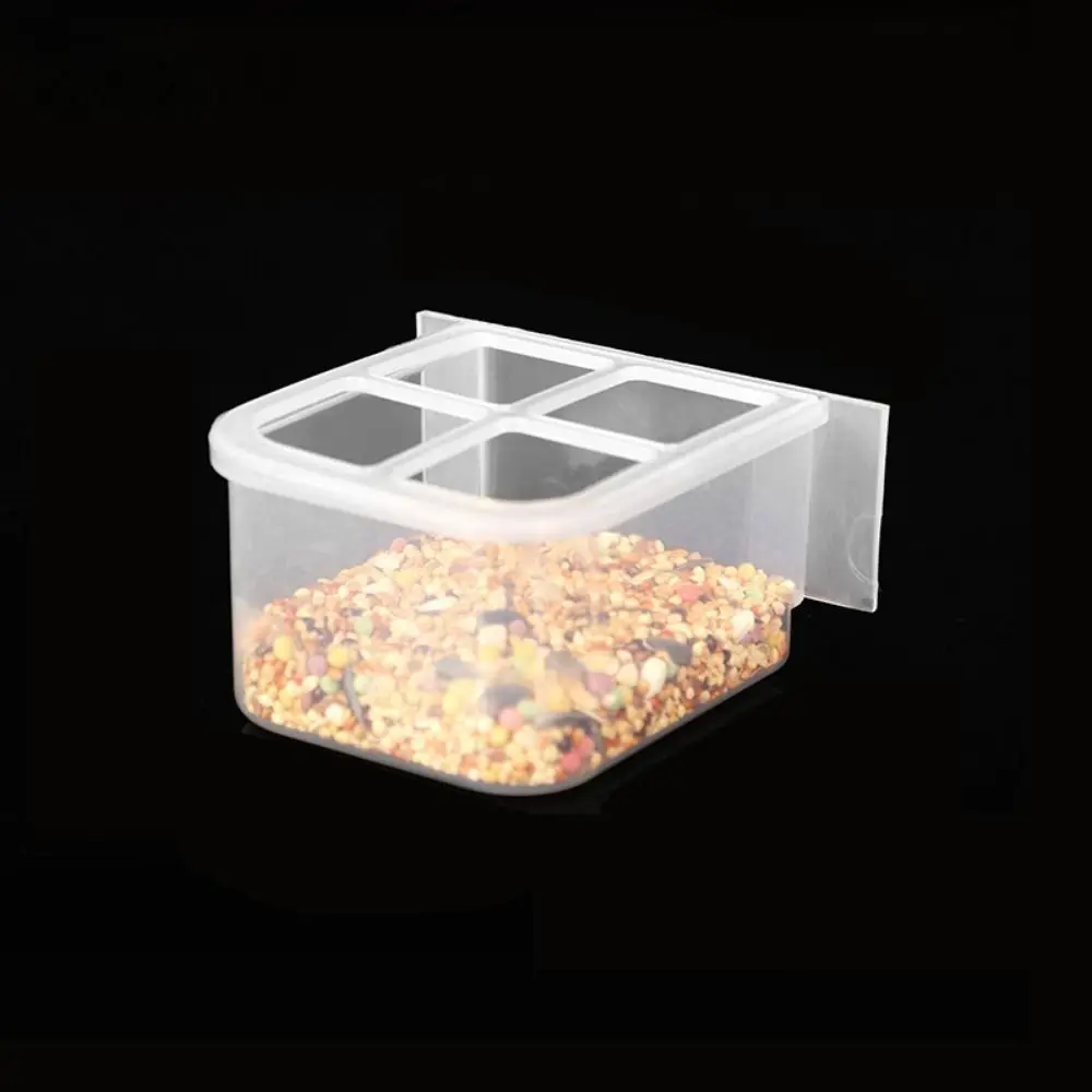 Anti-splash Bird Food Box Plastic Transparent Pigeons Cage Feeder Parrot Food Container Hanging Parrot Feeder Drinker For Cage
Anti-splash Bird Food Box Plastic Transparent Pigeons Cage Feeder Parrot Food Container Hanging Parrot Feeder Drinker For Cage