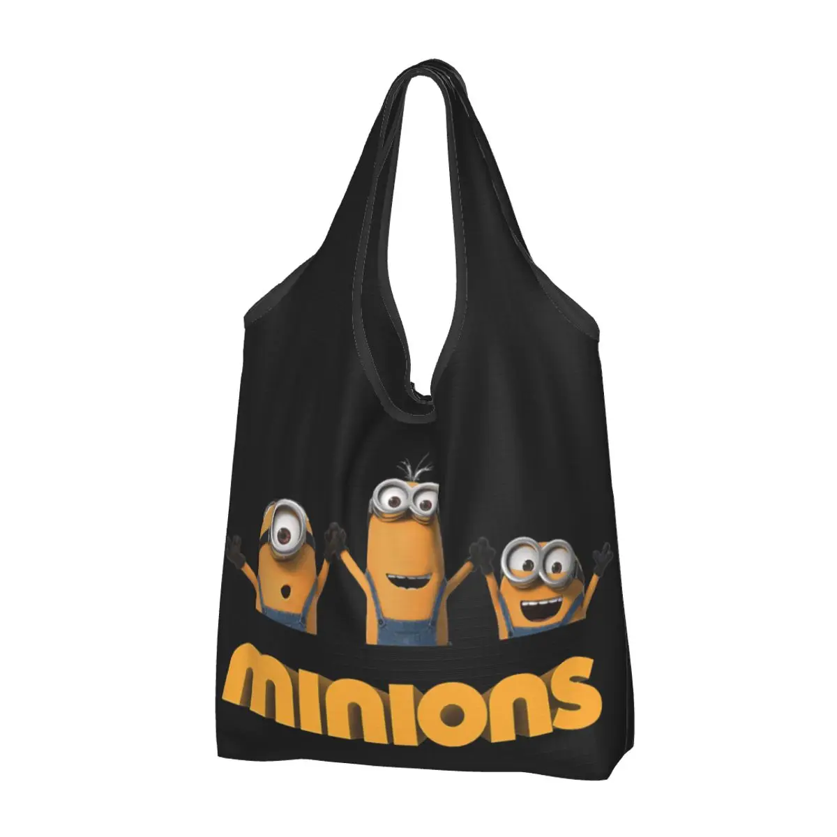 Пользовательские кавайные печатные сумки M-Minions с героями мультфильмов для покупок, портативная сумка-шоппер на плечо в стиле аниме
Пользовательские кавайные печатные сумки M-Minions с героями мультфильмов для покупок, портативная сумка-шоппер на плечо в стиле аниме