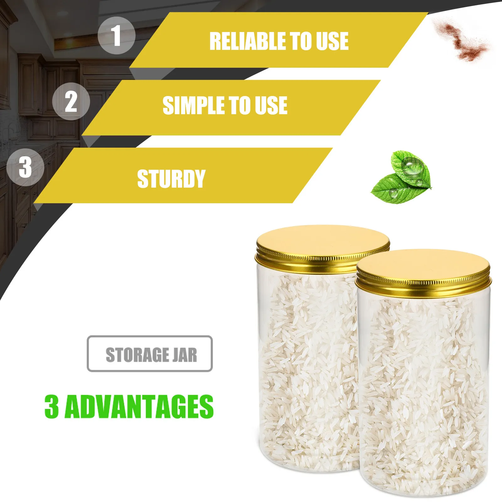 10 шт. банок для конфет, 750 мл, пластиковые герметичные контейнеры для хранения специй, чая, кофе, сухих продуктов, органайзер для кухни, многоразовые герметичные крышки
10 шт. банок для конфет, 750 мл, пластиковые герметичные контейнеры для хранения специй, чая, кофе, сухих продуктов, органайзер для кухни, многоразовые герметичные крышки