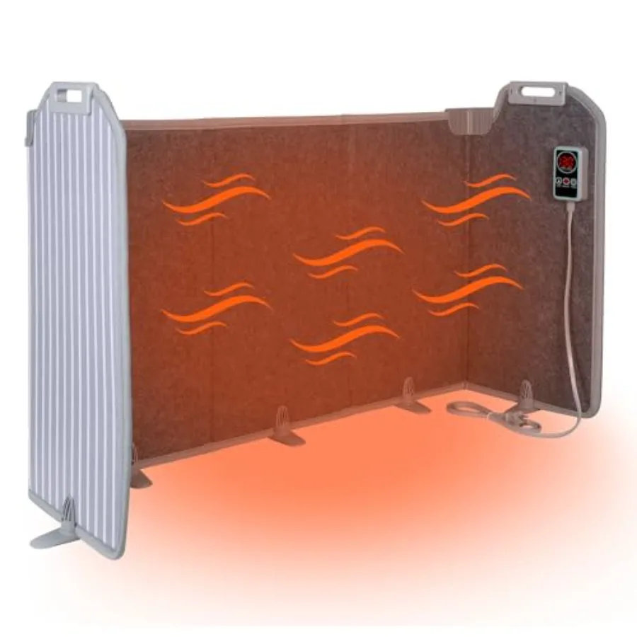 Panel Space Heater for Office/Home Quiet, Portable Electric Space Heater Warmer, Under Desk Heater for Legs Feet Knee, Foldable
Panel Space Heater for Office/Home Quiet, Portable Electric Space Heater Warmer, Under Desk Heater for Legs Feet Knee, Foldable