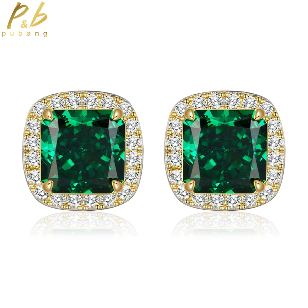 PuBang Fine Jewelry 925 Sterling Silver Created Moissanite Colorful Vintage Stud Earrings for Women Engagement Gift DropShipping
PuBang Fine Jewelry 925 Sterling Silver Created Moissanite Colorful Vintage Stud Earrings for Women Engagement Gift DropShipping