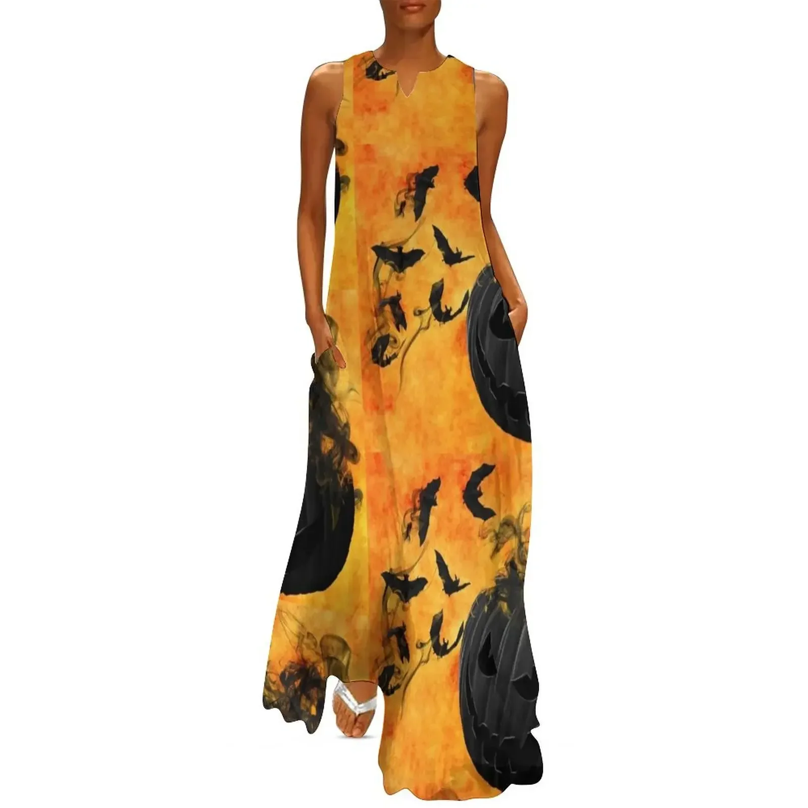 Halloween Pumpkin and bats with smoke Long Dress prom dress 2025 Dress
Halloween Pumpkin and bats with smoke Long Dress prom dress 2025 Dress