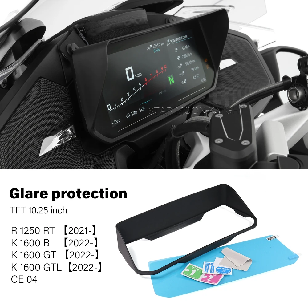 Glare Protection For BMW R 1250 RT R1250RT K1600GT K1600 K 1600 GTL B GT 2022- CE04 Accessories Screen Visor Meter Cover Guard
Glare Protection For BMW R 1250 RT R1250RT K1600GT K1600 K 1600 GTL B GT 2022- CE04 Accessories Screen Visor Meter Cover Guard