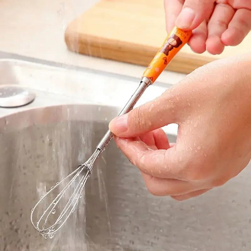 Egg Beater Mini Stainless Steel Balloon Wire Whisk Manual Hand Mixer Milk Cream Butter Frother Foamer Practical Kitchen Gadgets
Egg Beater Mini Stainless Steel Balloon Wire Whisk Manual Hand Mixer Milk Cream Butter Frother Foamer Practical Kitchen Gadgets