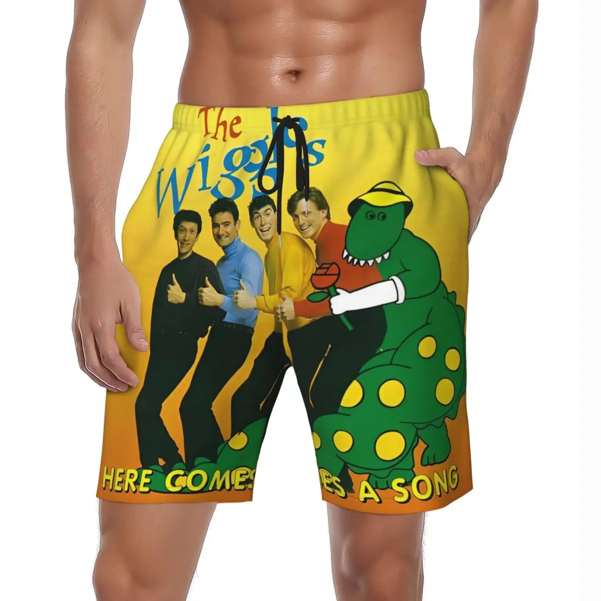Шорты Wiggles Board, летние австралийские детские музыкальные группы Y2K, забавные пляжные шорты, мужские быстросохнущие пляжные шорты для серфинга 
Шорты Wiggles Board, летние австралийские детские музыкальные группы Y2K, забавные пляжные шорты, мужские быстросохнущие пляжные шорты для серфинга