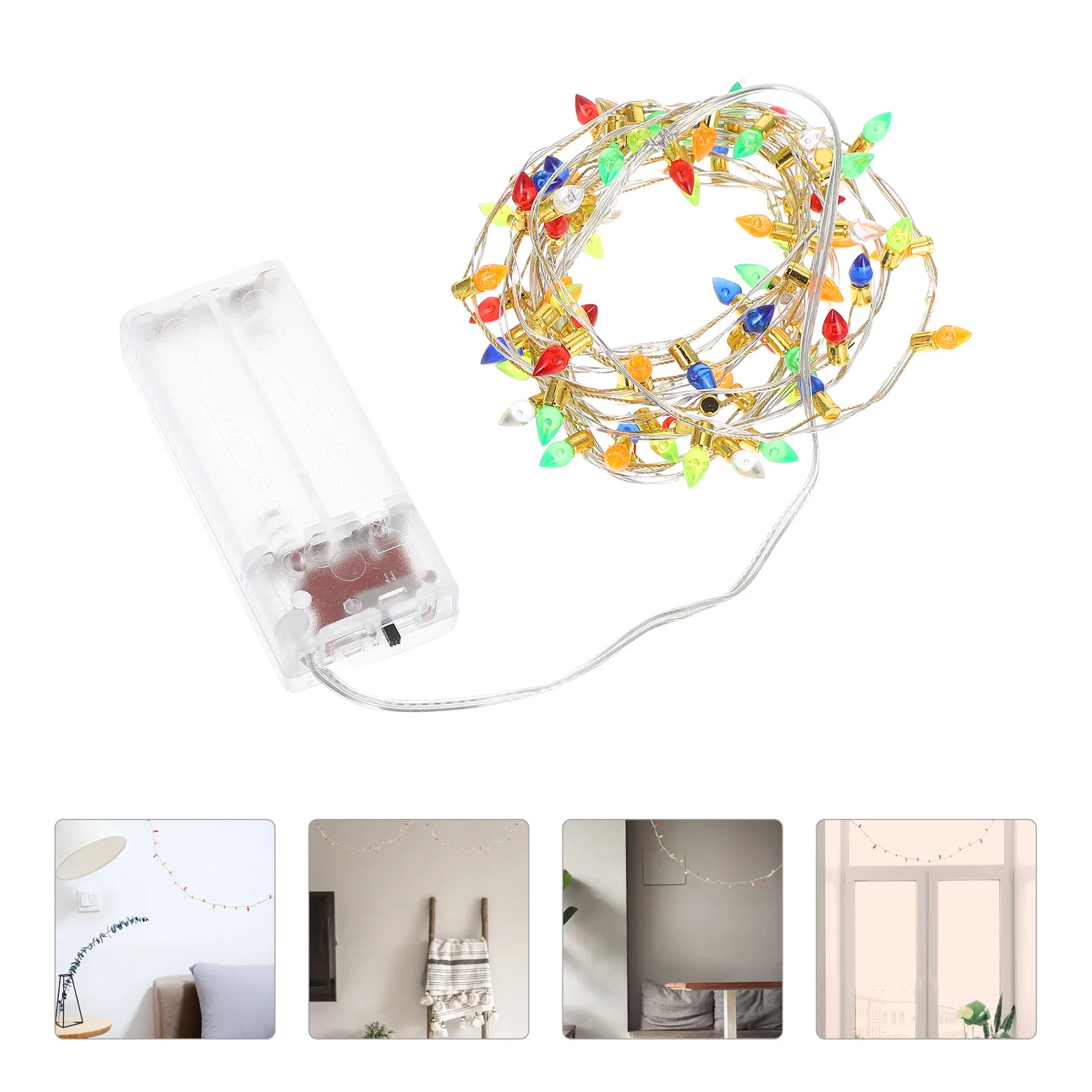 Multicolored Led String Powered Portable Fairy Lights Indoor Outdoor Bedroom Balcony Wedding Party Lights Festival
Multicolored Led String Powered Portable Fairy Lights Indoor Outdoor Bedroom Balcony Wedding Party Lights Festival