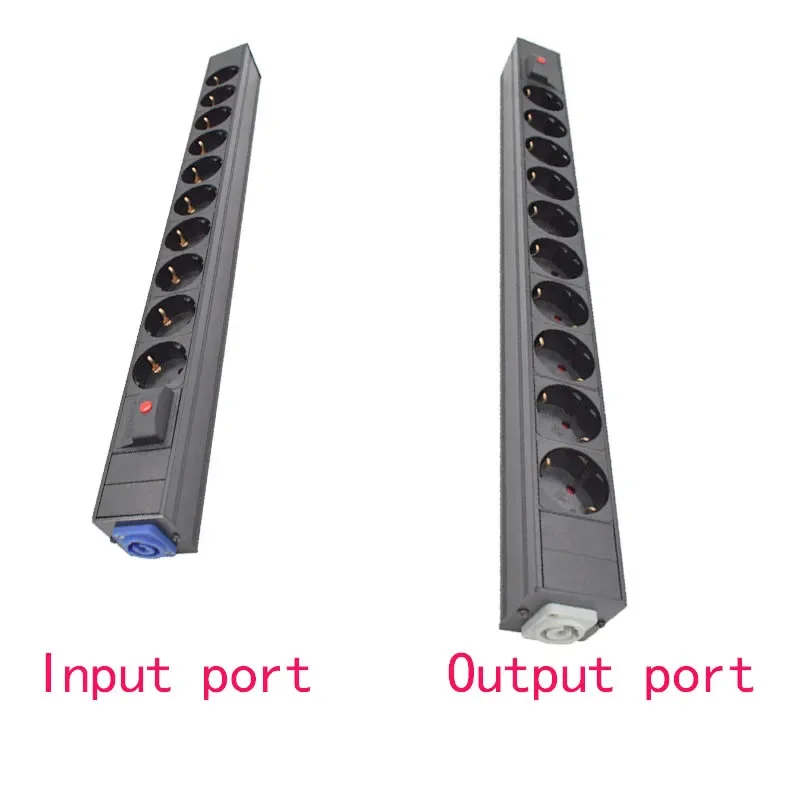 PDU Power Strips Schuko Powerlink box Power amplifier audio 3P Aviation plug 2-10AC European standard SOCKET overload protection
PDU Power Strips Schuko Powerlink box Power amplifier audio 3P Aviation plug 2-10AC European standard SOCKET overload protection