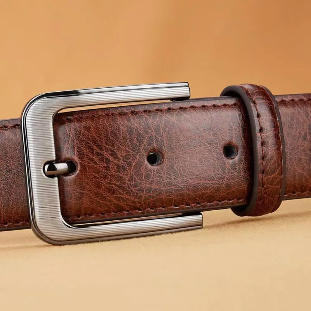 Fashion Retro Men PU Belt Texture Versatile Alloy Leather Belt Durable Classic Pin Buckle Belt Pants
Fashion Retro Men PU Belt Texture Versatile Alloy Leather Belt Durable Classic Pin Buckle Belt Pants