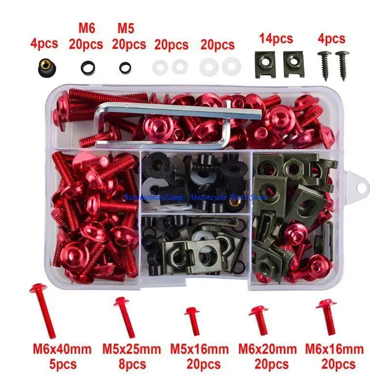 H7BD 177PCS Fairing Bolts Screws Nut For CBR600RR CBR900RR CBR929RR CBR1000RR CBR 600RR 900RR 929RR 1000RR 600
H7BD 177PCS Fairing Bolts Screws Nut For CBR600RR CBR900RR CBR929RR CBR1000RR CBR 600RR 900RR 929RR 1000RR 600