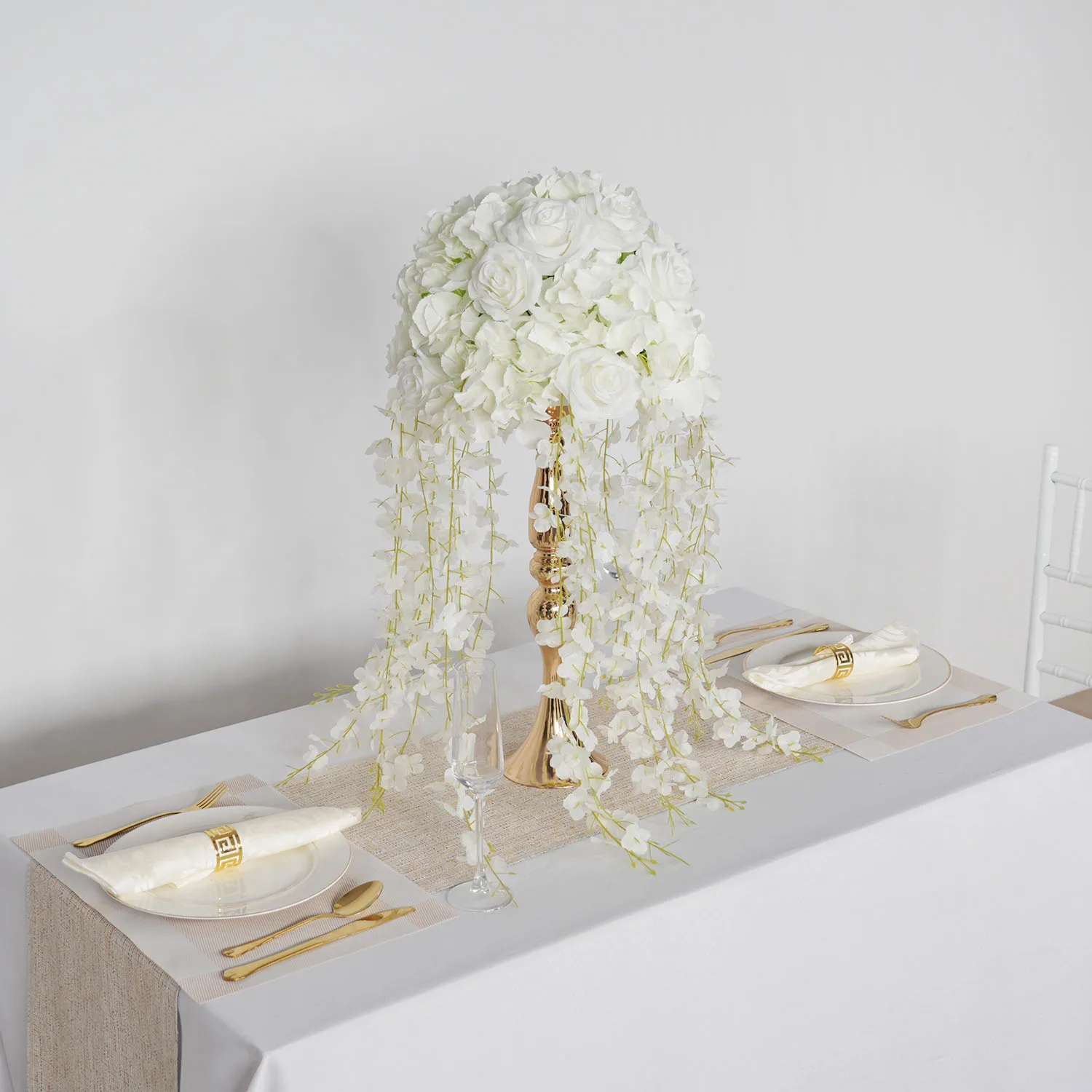 Uflower 35cm White Rose flower ball Wedding Backdrop Decoration Table Centerpiece Decor Road Leading Floor Flower Event Props
Uflower 35cm White Rose flower ball Wedding Backdrop Decoration Table Centerpiece Decor Road Leading Floor Flower Event Props