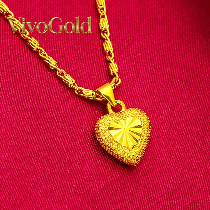 VivoGold VivoGold Women 24K Gold AU999 Bamboo Necklace Heart Chain - Pure gold, auspicious dual design, ideal for gifting & pers
VivoGold VivoGold Women 24K Gold AU999 Bamboo Necklace Heart Chain - Pure gold, auspicious dual design, ideal for gifting & pers