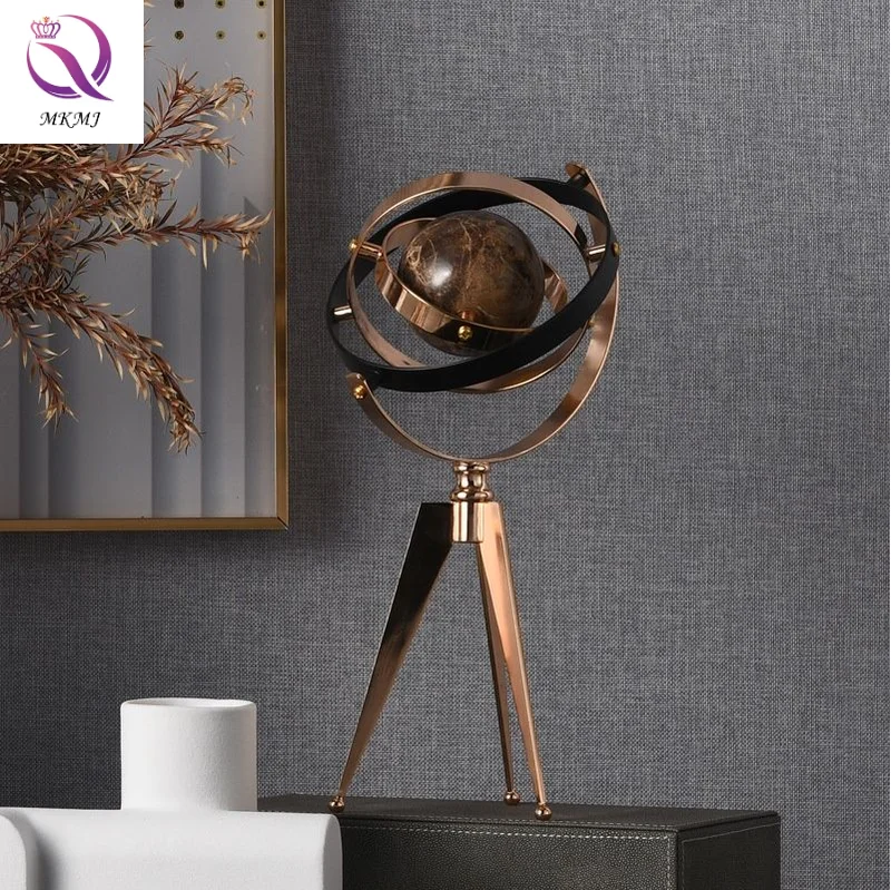 Интерьер гостиной, металлическое украшение, домашний офис, простой современный свет, роскошный высококачественный глобус, ремесленный орнамент
Интерьер гостиной, металлическое украшение, домашний офис, простой современный свет, роскошный высококачественный глобус, ремесленный орнамент