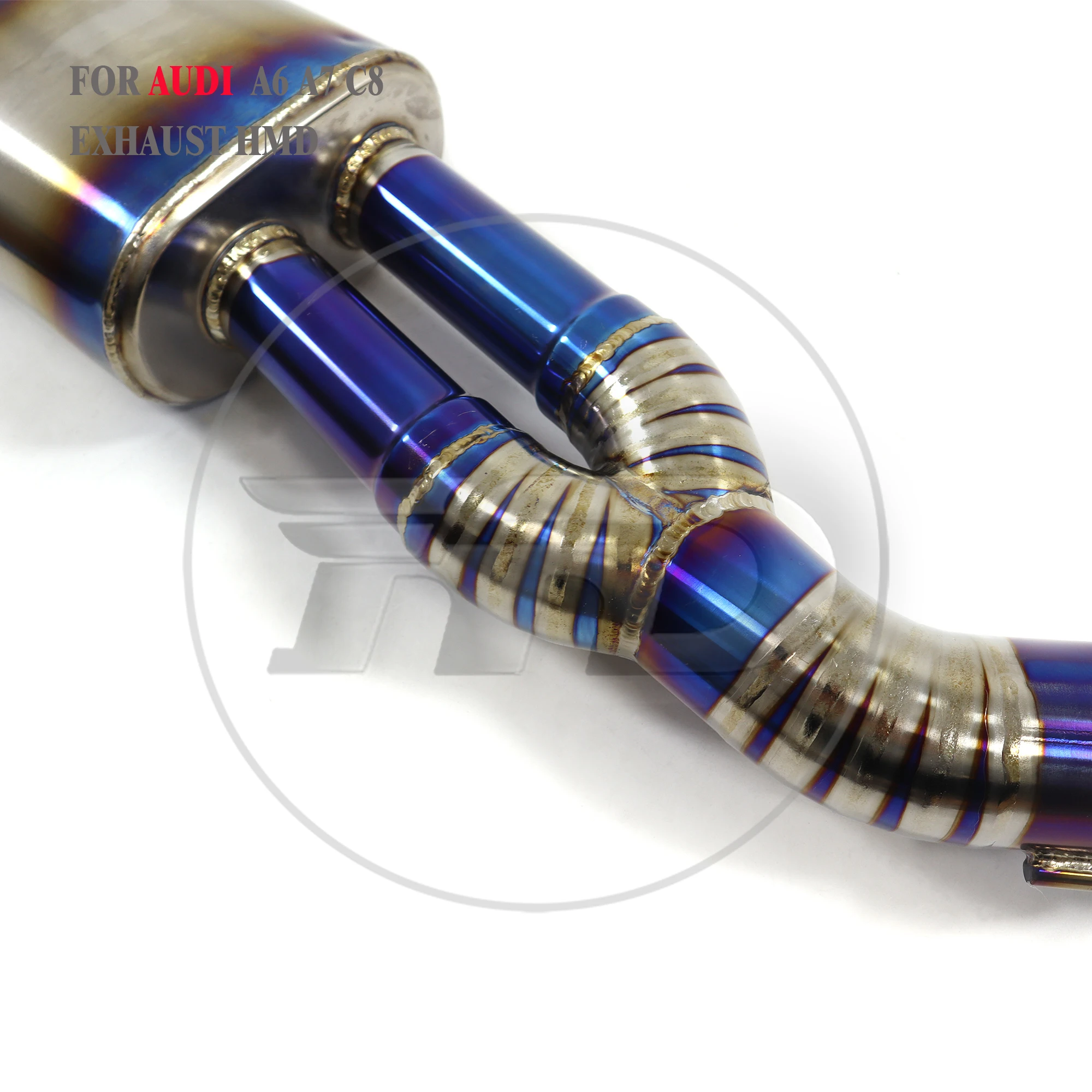 HMD Titanium Alloy Exhaust System is Suitable For Audi A6 A7 C8 Auto Modification Electronic Valve Catback Pipe
HMD Titanium Alloy Exhaust System is Suitable For Audi A6 A7 C8 Auto Modification Electronic Valve Catback Pipe