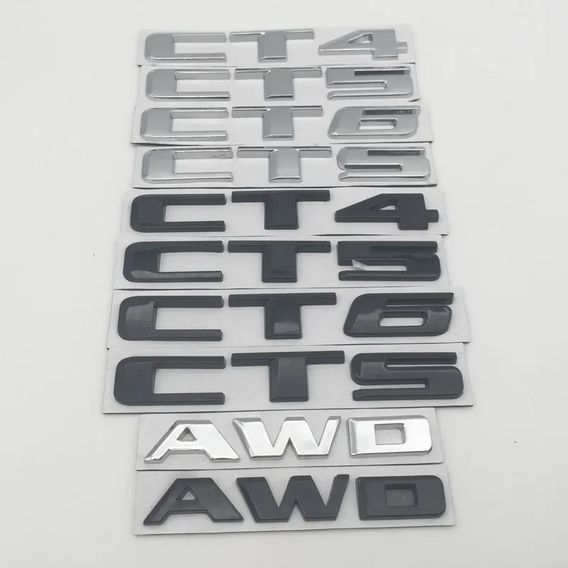 1pcs 3D CT4 CT5 CT6 CTS AWD car Letter Rear tail trunk Decals Emblem badge sticker Decal styling auto Accessories
1pcs 3D CT4 CT5 CT6 CTS AWD car Letter Rear tail trunk Decals Emblem badge sticker Decal styling auto Accessories