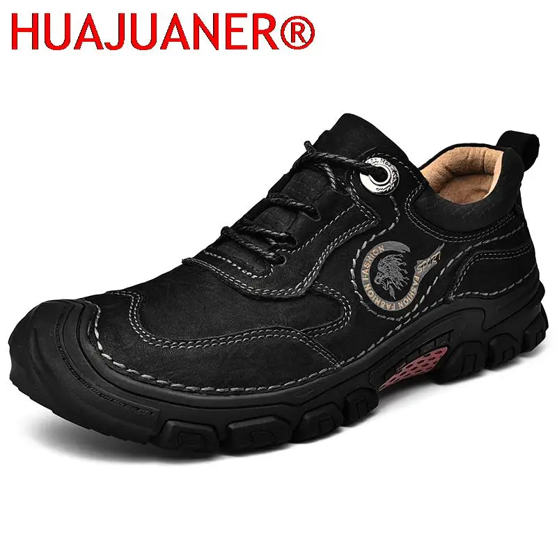 Genuine Leather Men Hiking Shoes Antiskid Outdoor Sports Trek Shoes Breathable Walking Shoes Comfortable Travel Fishing Shoes
Genuine Leather Men Hiking Shoes Antiskid Outdoor Sports Trek Shoes Breathable Walking Shoes Comfortable Travel Fishing Shoes