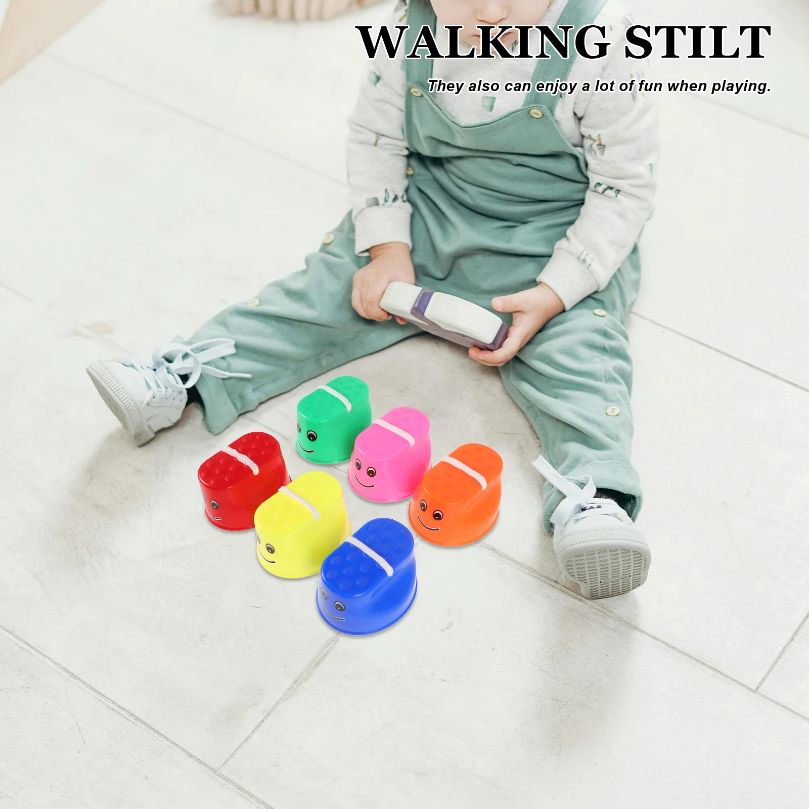 6 Pcs Plastic Walking Stilts Toys for Kids Sports Balance Training Children Garden Play Fun Outdoor Games Sturdy
6 Pcs Plastic Walking Stilts Toys for Kids Sports Balance Training Children Garden Play Fun Outdoor Games Sturdy