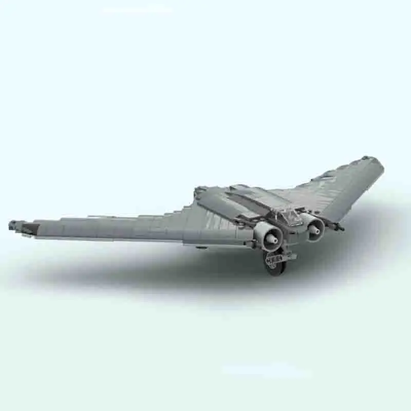 HO - 229 V3 Military Reconnaissance Aircraft MOC Building Bricks War Equipment Modular Technology Gift Holiday Assemble Toy Suit
HO - 229 V3 Military Reconnaissance Aircraft MOC Building Bricks War Equipment Modular Technology Gift Holiday Assemble Toy Suit