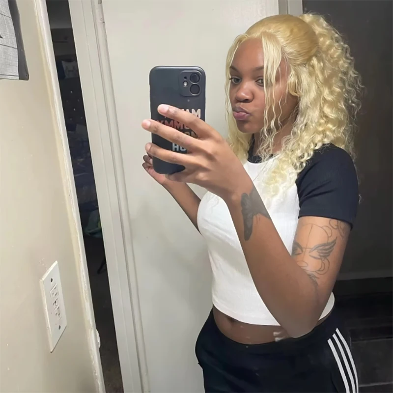 High Density 30 32 Inch Deep Wave 613 Honey Blonde 13x4 HD Lace Front Human Hair Wigs 13x6 Lace Frontal Water Curly Color Wig
High Density 30 32 Inch Deep Wave 613 Honey Blonde 13x4 HD Lace Front Human Hair Wigs 13x6 Lace Frontal Water Curly Color Wig