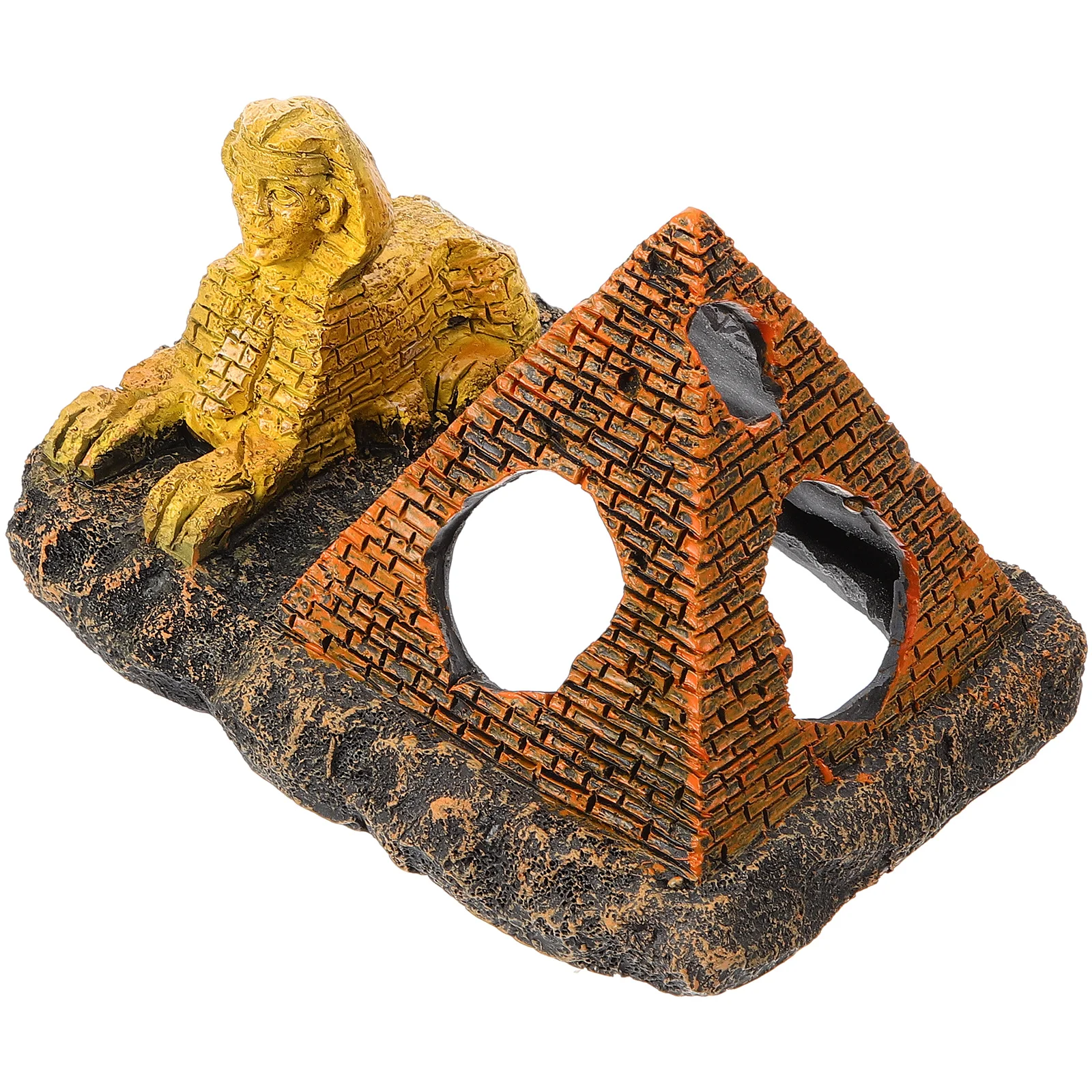 Resin nament Egyptian Fish Tank Decor Pyramid Lion Statue Aquarium Hiding Shelter Friendly Durability L scaping Accessories
Resin nament Egyptian Fish Tank Decor Pyramid Lion Statue Aquarium Hiding Shelter Friendly Durability L scaping Accessories